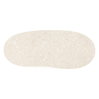 Organo tuintafel organisch in wit aluminium en volkeramiek Retrostone L 280 x B 120 x H 74 cm