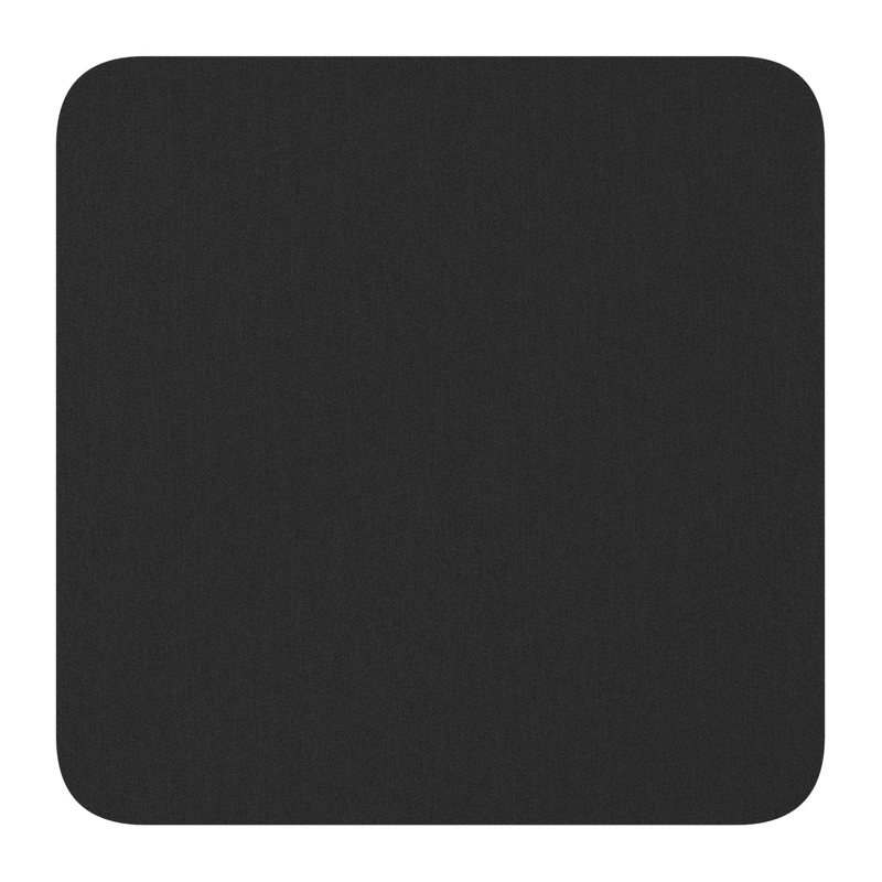 Fano kantelbare tuintafel afgerond vierkant in beige aluminium en volkeramiek Nero Black - L 80 x B 80 x H 72.5 cm