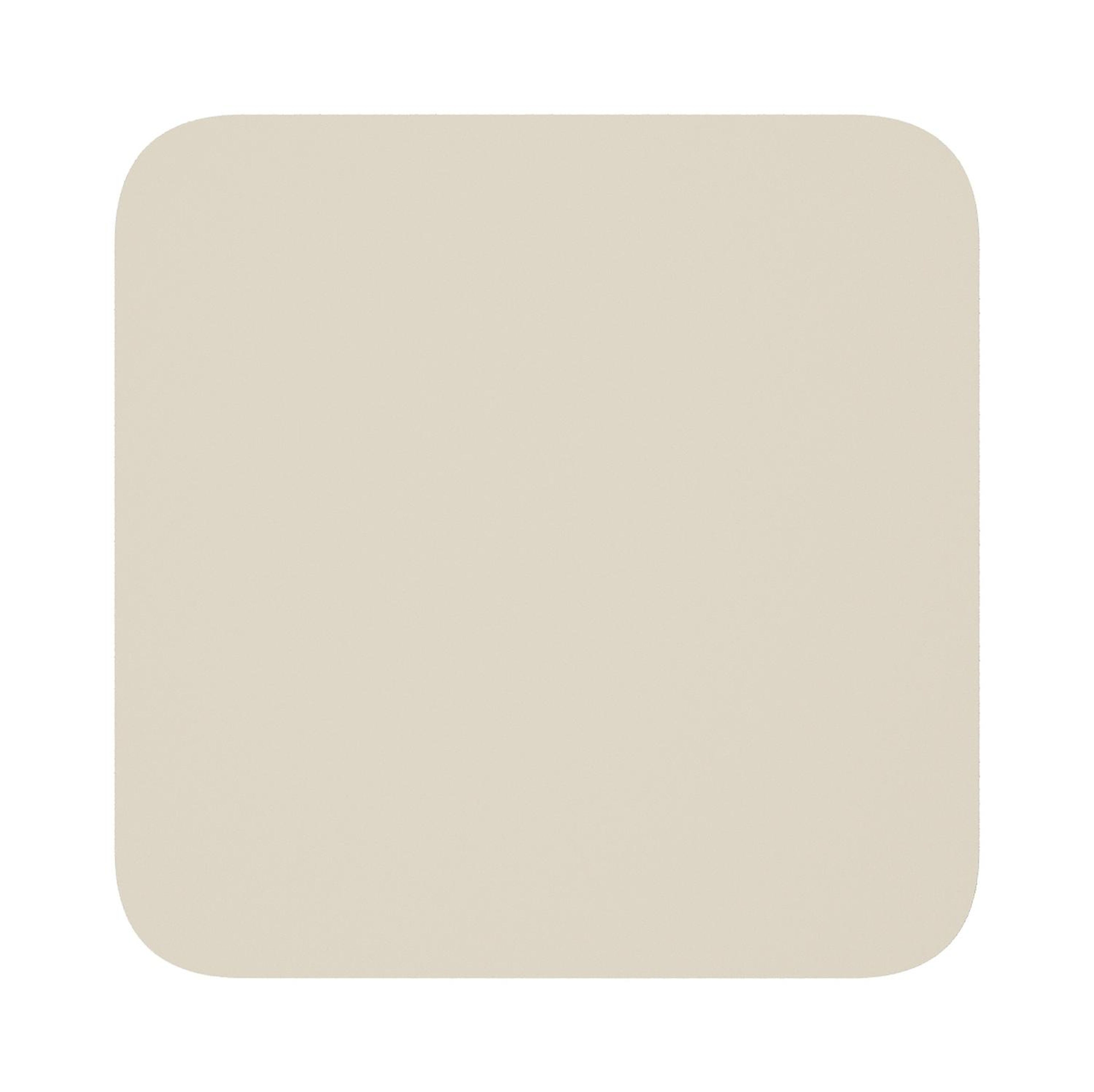 Mosa loungetafel in beige aluminium - Lg. 64 x Lrg. 64 x Haut. 21 cm