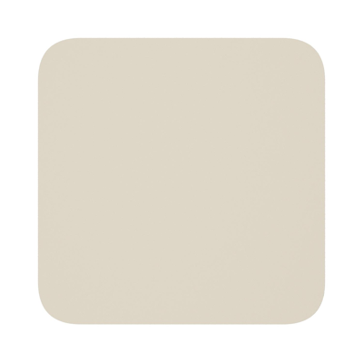 Mosa loungetafel in beige aluminium - L 64 x B 64 x H 21 cm