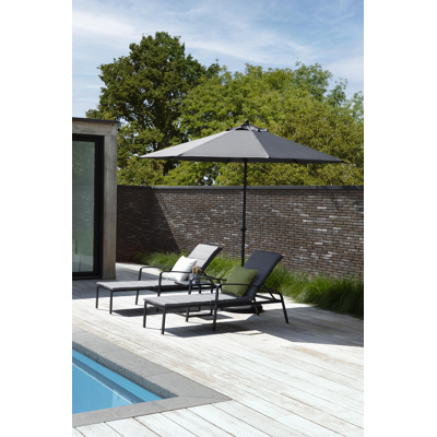 Asti ligbedkussen weather+ softtouch grijs