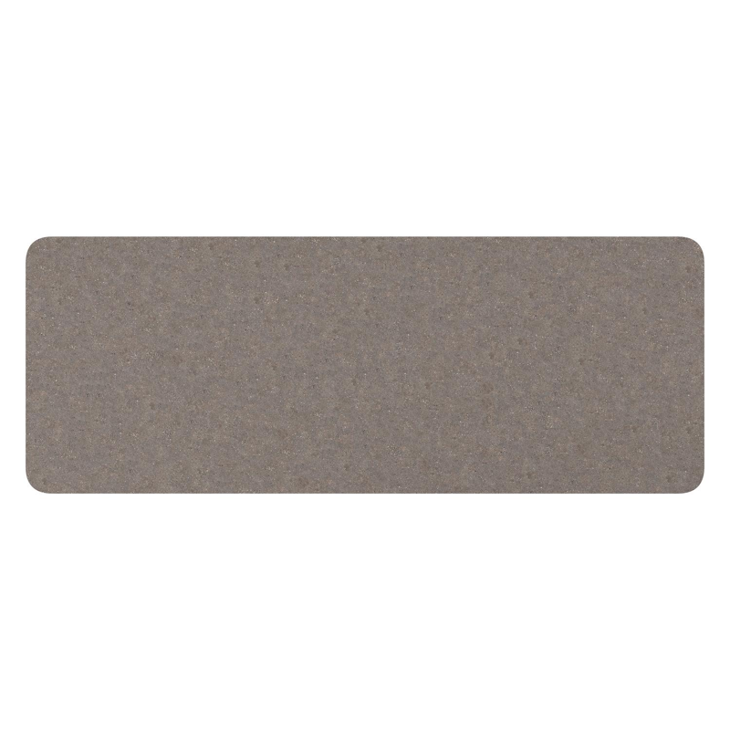 Table de jardin Orso rectangulaire arrondi en aluminium blanc et céramique pleine Wulong - Lg. 290 x Lrg. 110 x Haut. 73.5 cm