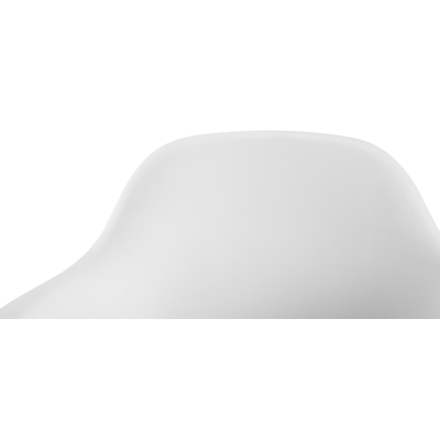 Virano tuinstoel in wit aluminium en wit kunststof