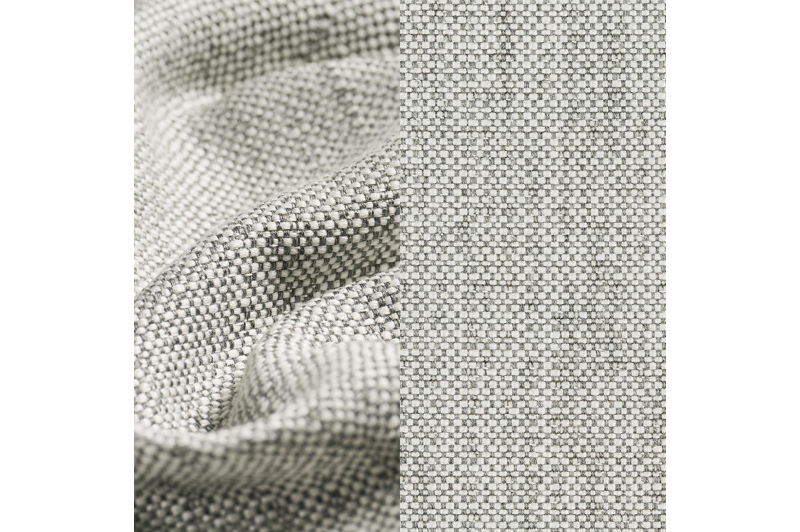 Cirello loungebank in zwart aluminium met savane nimbus all weather sunbrella® luxe kussen