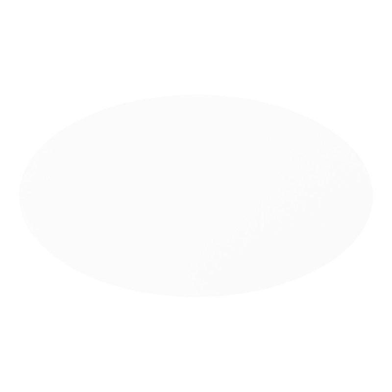 Fano tuintafel ovaal in wit aluminium - L 140 x B 80 x H 75 cm