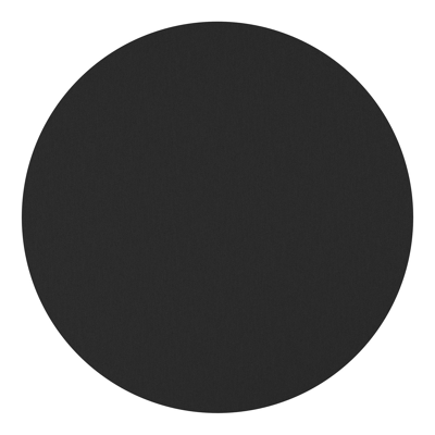 Table de jardin Fano en aluminium noir et céramique pleine nero black - Dia. 148 x H 75 cm