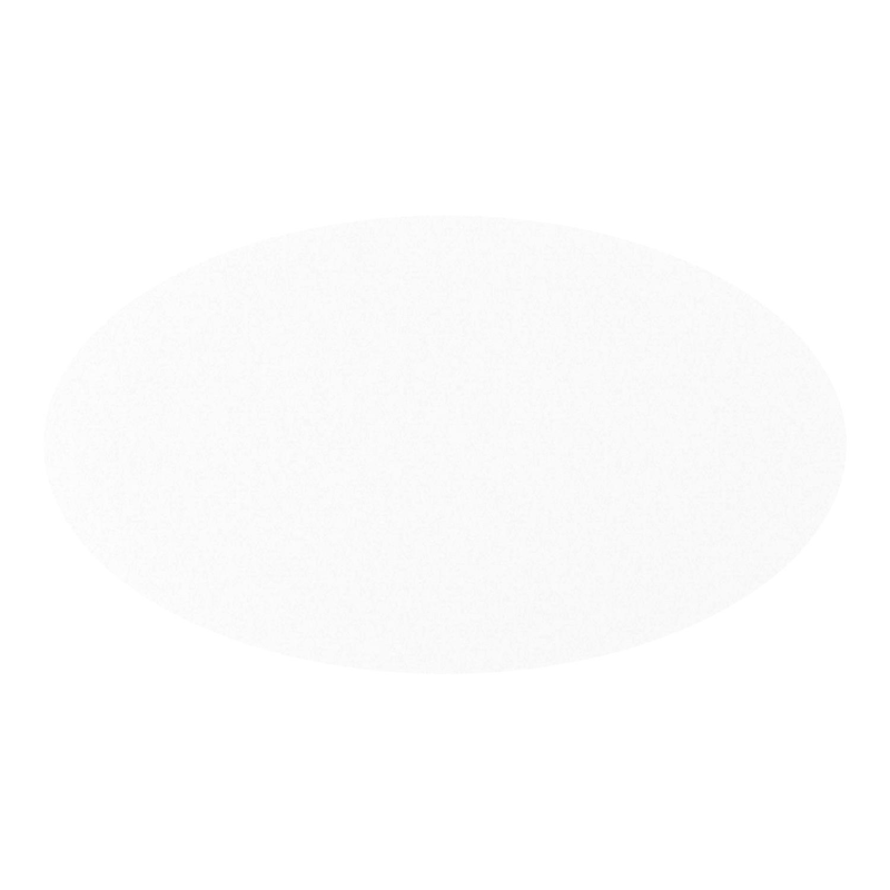 Fano tuintafel ovaal in wit aluminium en volkeramiek Arctic White - L 140 x B 80 x H 74.5 cm