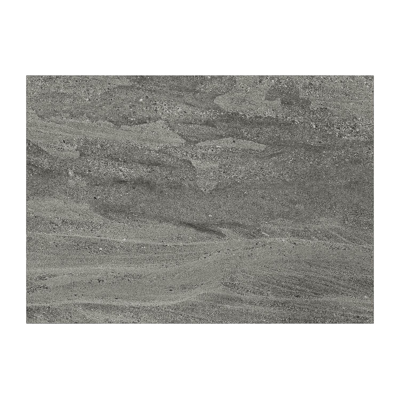 Table d'appoint pop-up Cirello rectangulaire en aluminium beige et céramique pleine Aspen Grey - Lg. 69.5 x Lrg. 50 x Haut. 66 cm