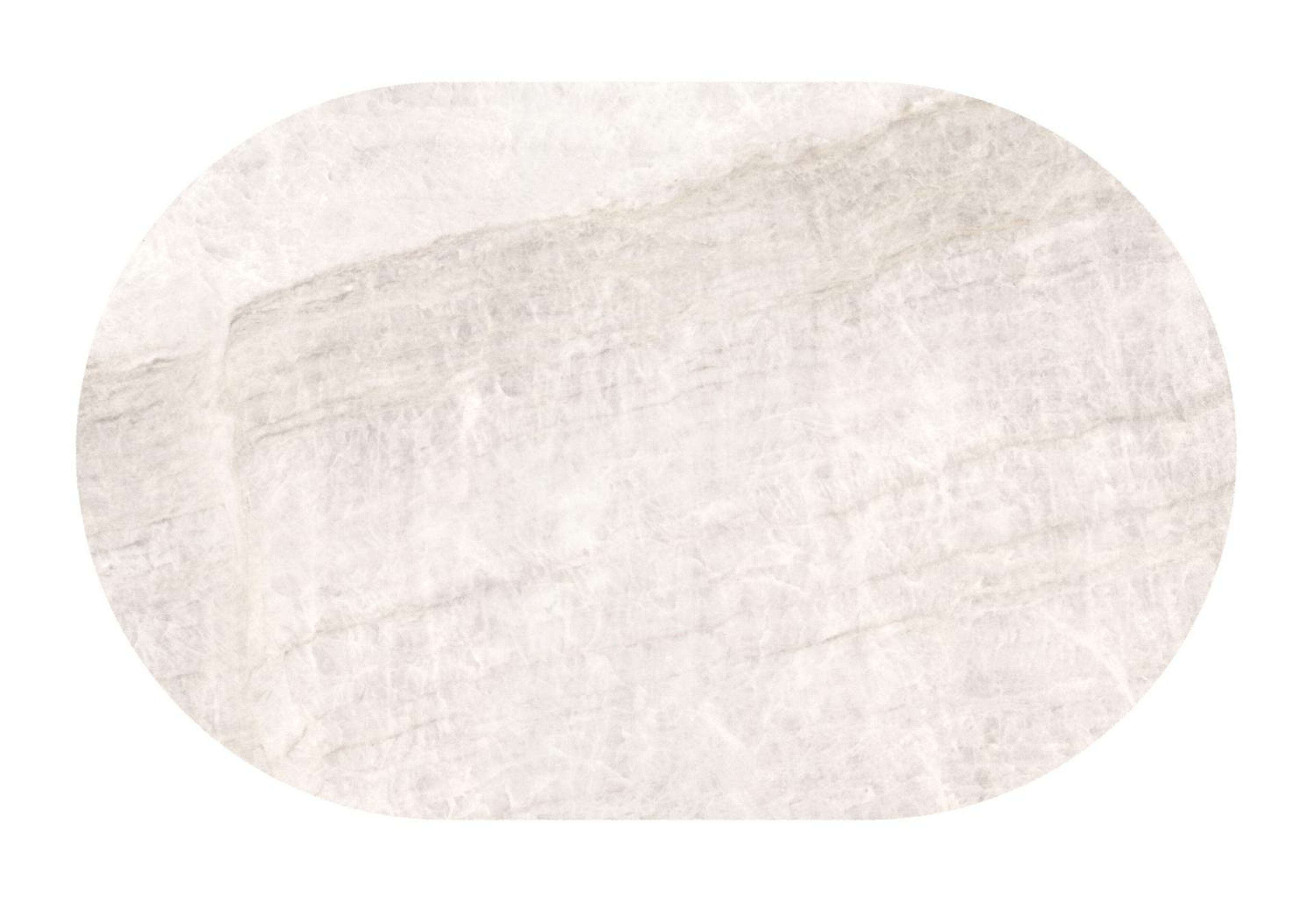 Teramo kantelbare tuintafel bombo in beige aluminium en volkeramiek Taj Mahal - L 110 x B 70 x H 74 cm