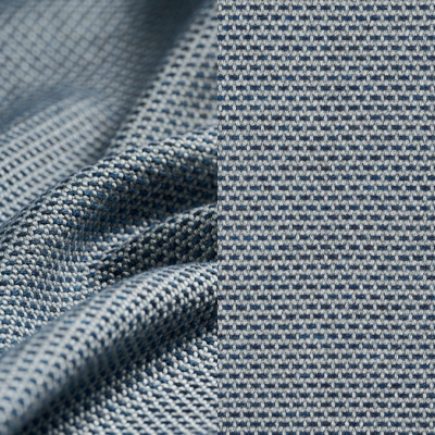 Pouf Masso en sunbrella_luxe archi slate - Lg 60 x Prof 60 x H 35 cm