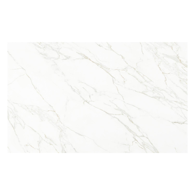 Nano XL tuintafel rechthoekig in beige aluminium en volkeramiek Calacatta - L 240 x B 148 x H 75 cm