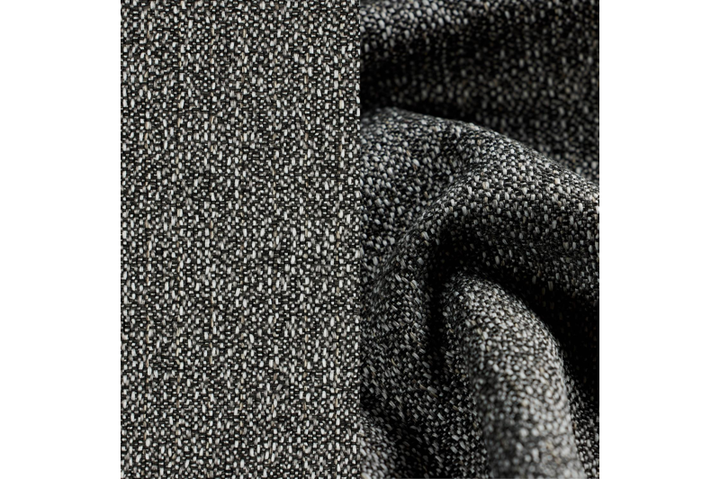 Donato loungebank in wit aluminium met all weather cosytica Catania Black kussen