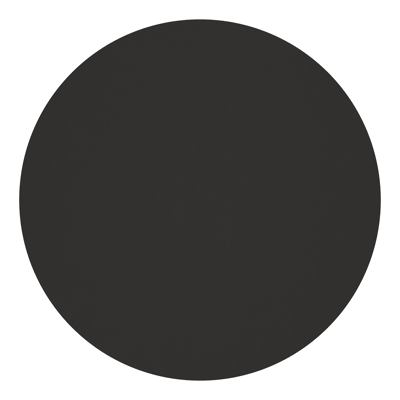 Pamplona ronde tuinset in zwart aluminium en sintered stone notte minerale met 6 Calobra tuinstoelen