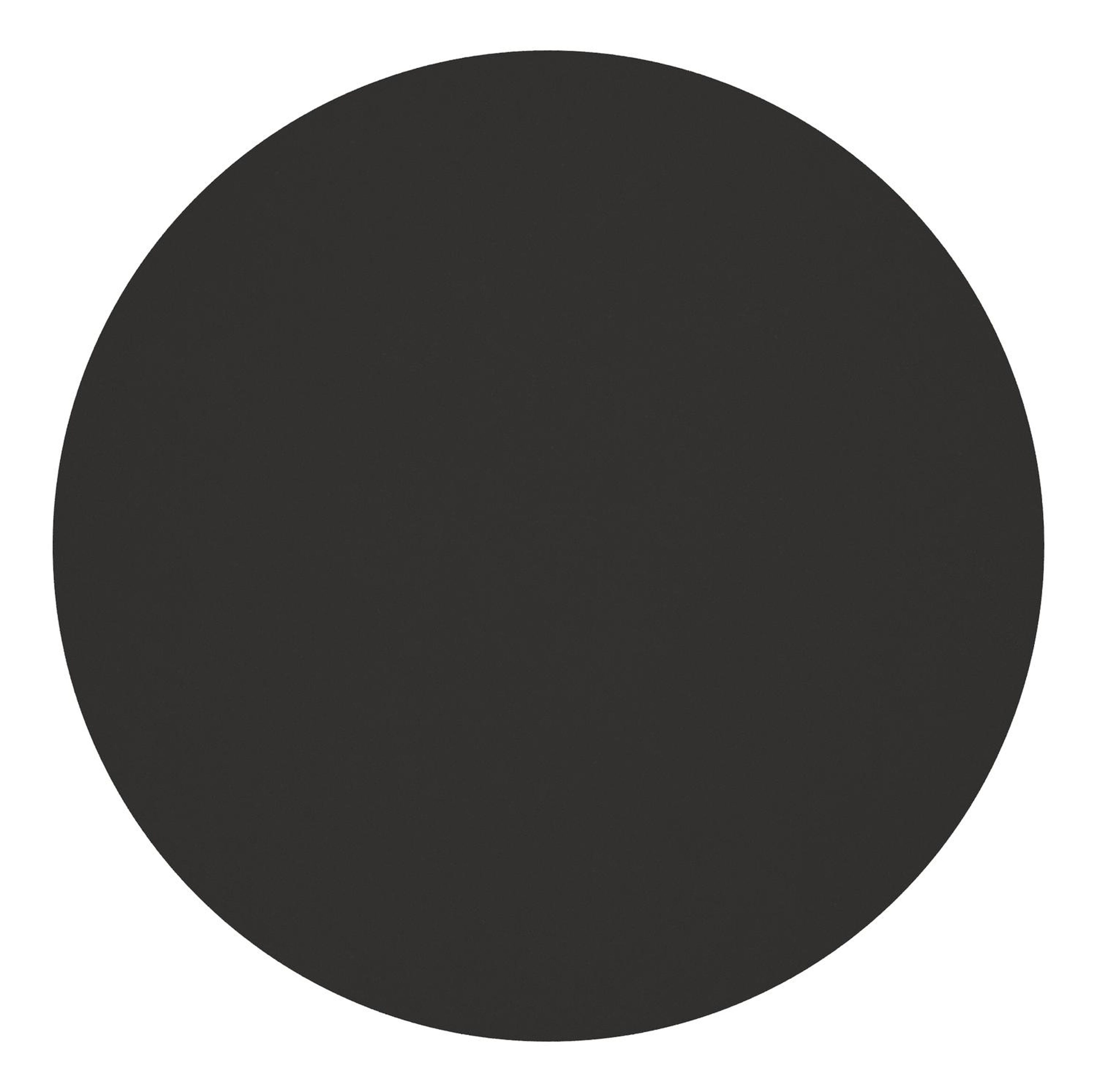 Pamplona tuintafel rond in zwart aluminium en sintered stone Notte minerale - Dia. 140 x H 72 cm