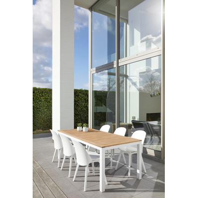 Bena stoel wit-wit - kunststof en kunststof