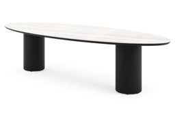 Ovale - Lg. 320 x Lrg. 130 x Haut. 73.5 cm