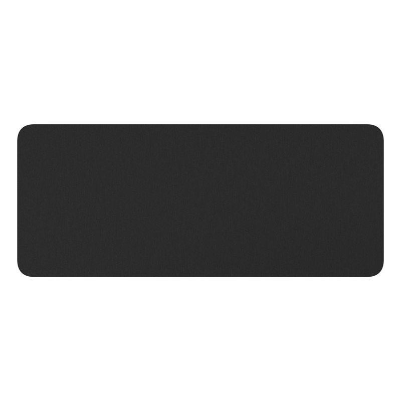 Table de jardin Orso rectangulaire arrondi en aluminium blanc et céramique pleine Nero Black - Lg. 240 x Lrg. 100 x Haut. 73.5 cm