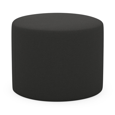 Pouf Masso arrondis en natte sooty All weather sunbrella® luxe - Diam. 55 x Haut. 40 cm
