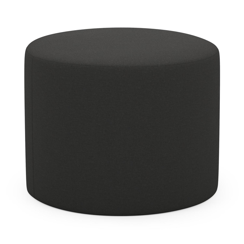 Pouf Masso arrondis en natte sooty All weather sunbrella® luxe - Diam. 55 x Haut. 40 cm