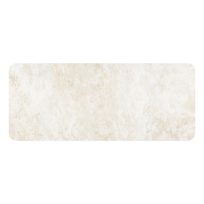 Table de jardin Orso rectangulaire arrondie en aluminium noir et céramique pleine Rapolano Lg. 240 x Lrg. 100 cm