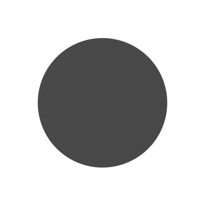 Fano tuintafel rond in zwart aluminium - Dia. 85 x H 75 cm