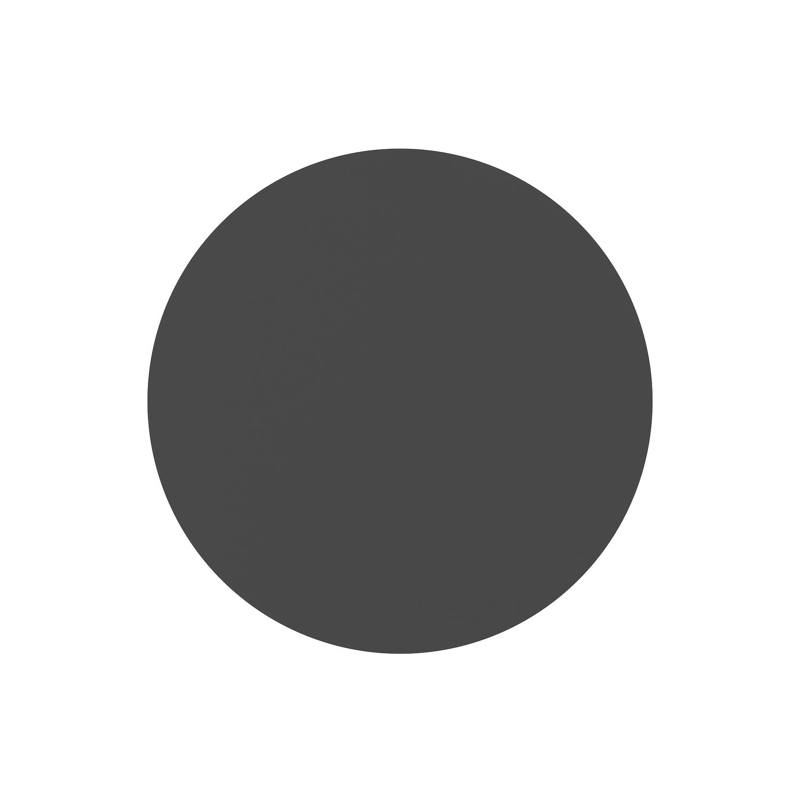 Fano tuintafel rond in zwart aluminium - Dia. 85 x H 75 cm