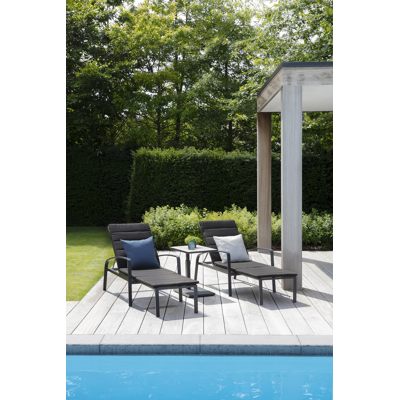 Asti ligbedkussen weather+ softtouch zwart