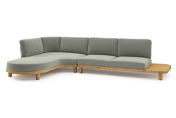 Chaise longue rechts + 2-zit