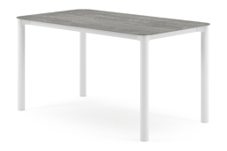 Rechthoekig afgerond - L 140 x B 80 x H 75 cm