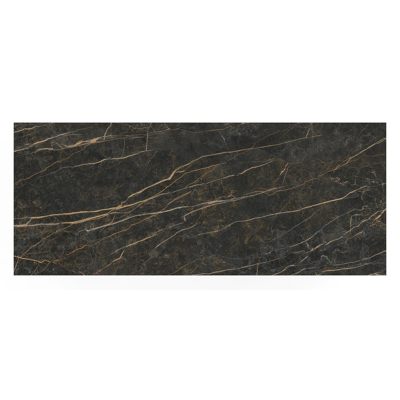 Table de jardin Verato en aluminium noir et céramique pleine black obsession - Lg 170 x Larg. 70 x H 106 cm