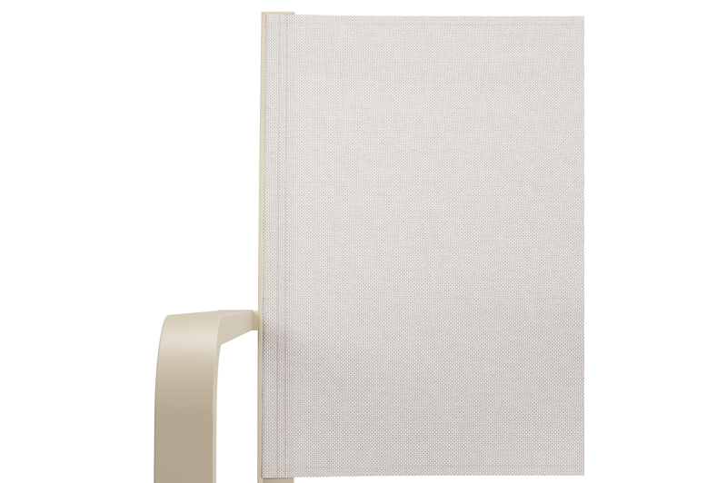 Calobra tuinstoel in beige aluminium en beige single textilene