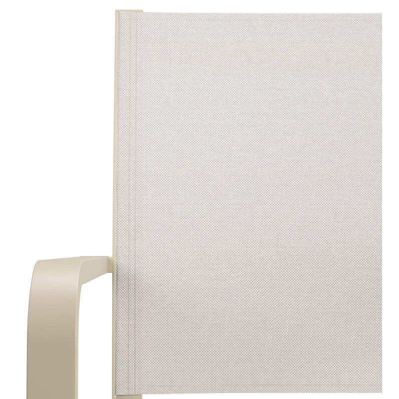 Calobra tuinstoel in beige aluminium en beige single textilene