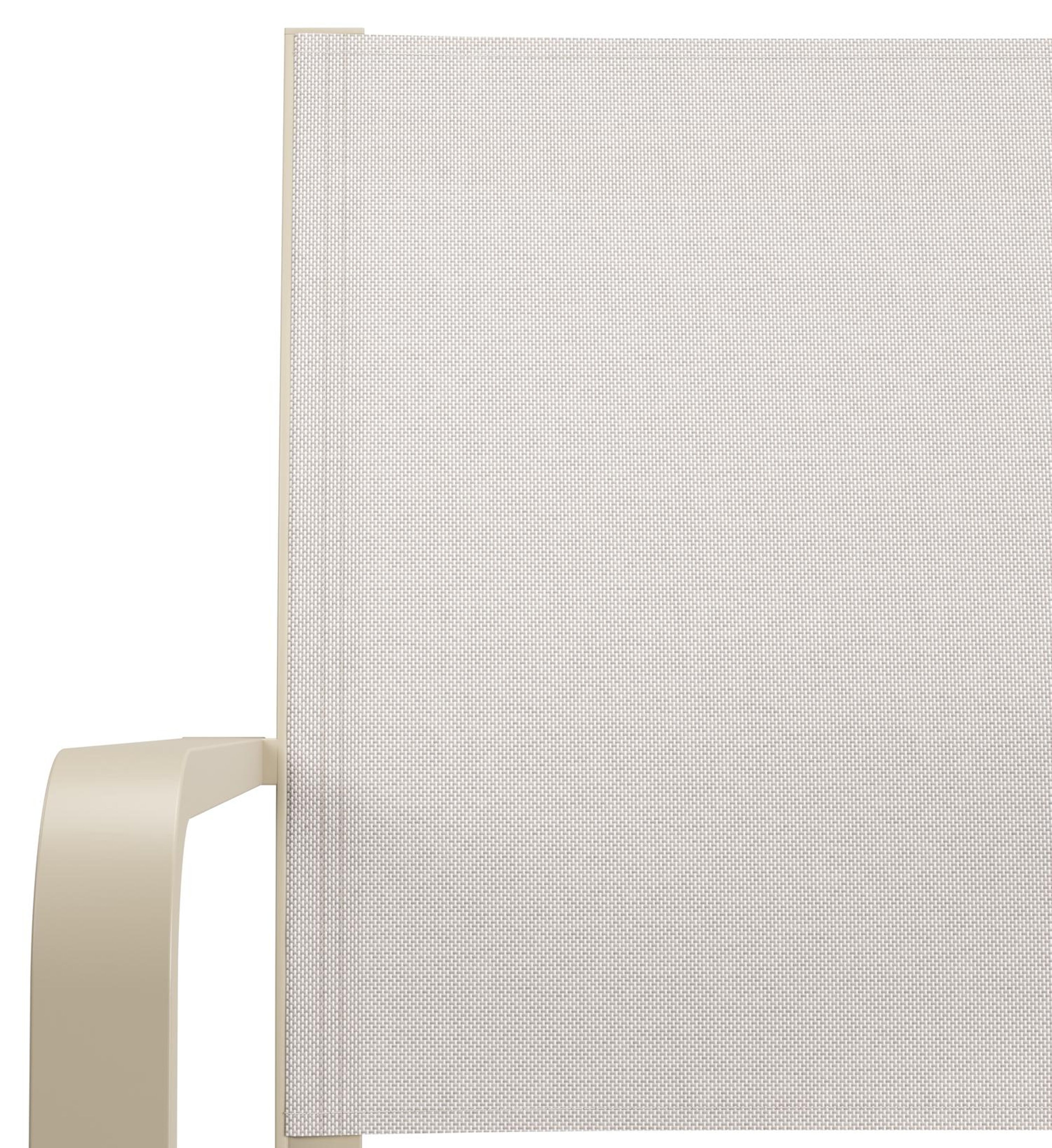 Calobra tuinstoel in beige aluminium en beige single textilene