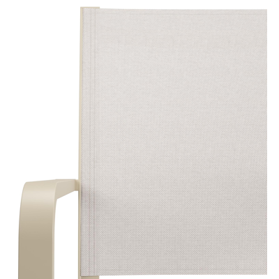 Calobra tuinstoel in beige aluminium en beige single textileen