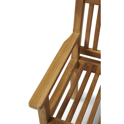 Cloe tuinbank in teak voor 3 personen - B 150 x D 63 x H 90 cm