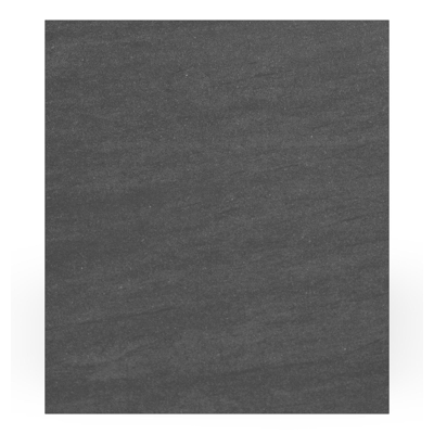 Table basse Como en aluminium noir et céramique pleine basalt black - Lg 70 x B 80 x H 20 cm