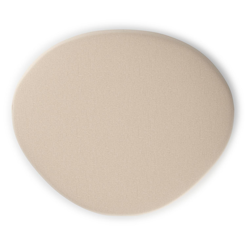 Pouf Amico en Natte Heather Beige All Weather Sunbrella® Luxe