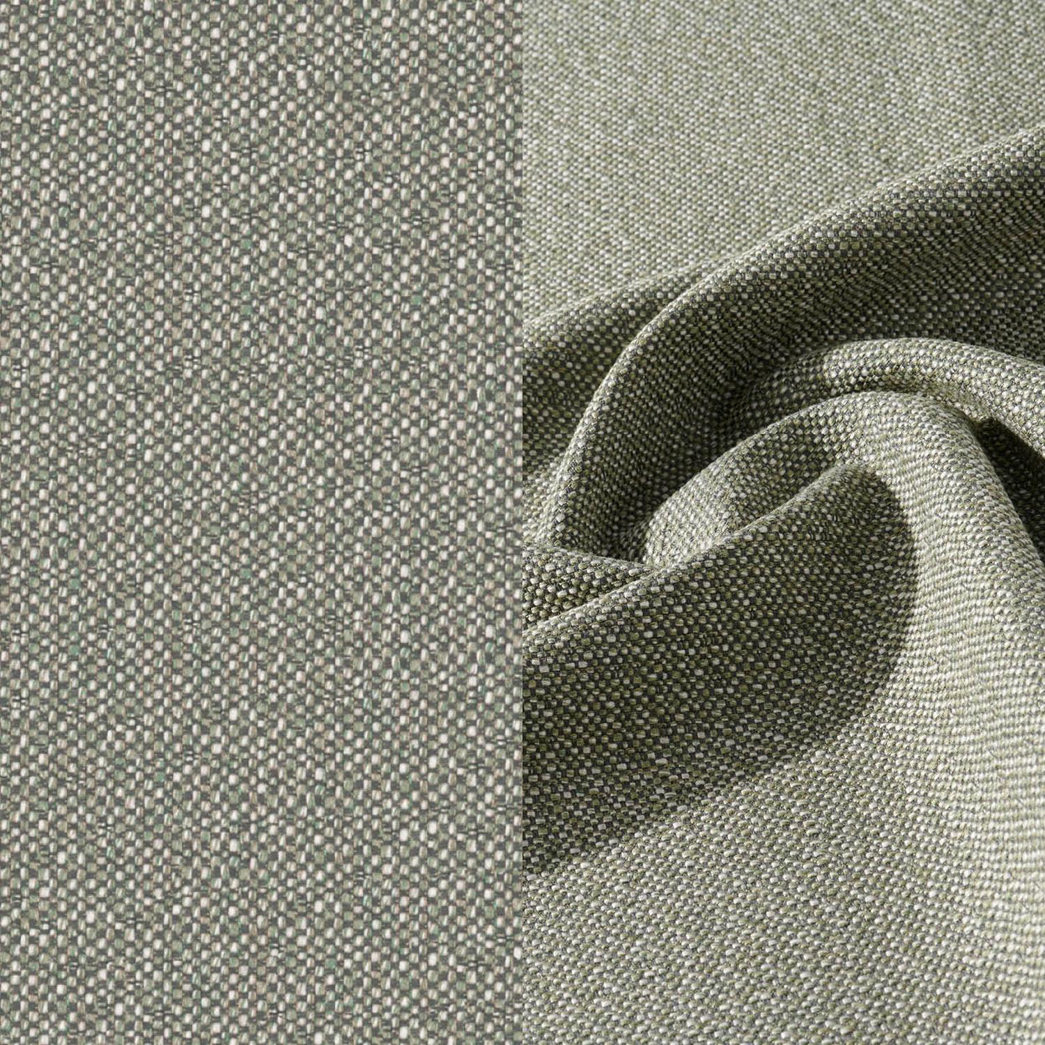 Bomero loungehoek in beige aluminium met savane leaf all weather sunbrella® luxe kussen