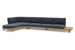 Chaise longue droite + 3 places