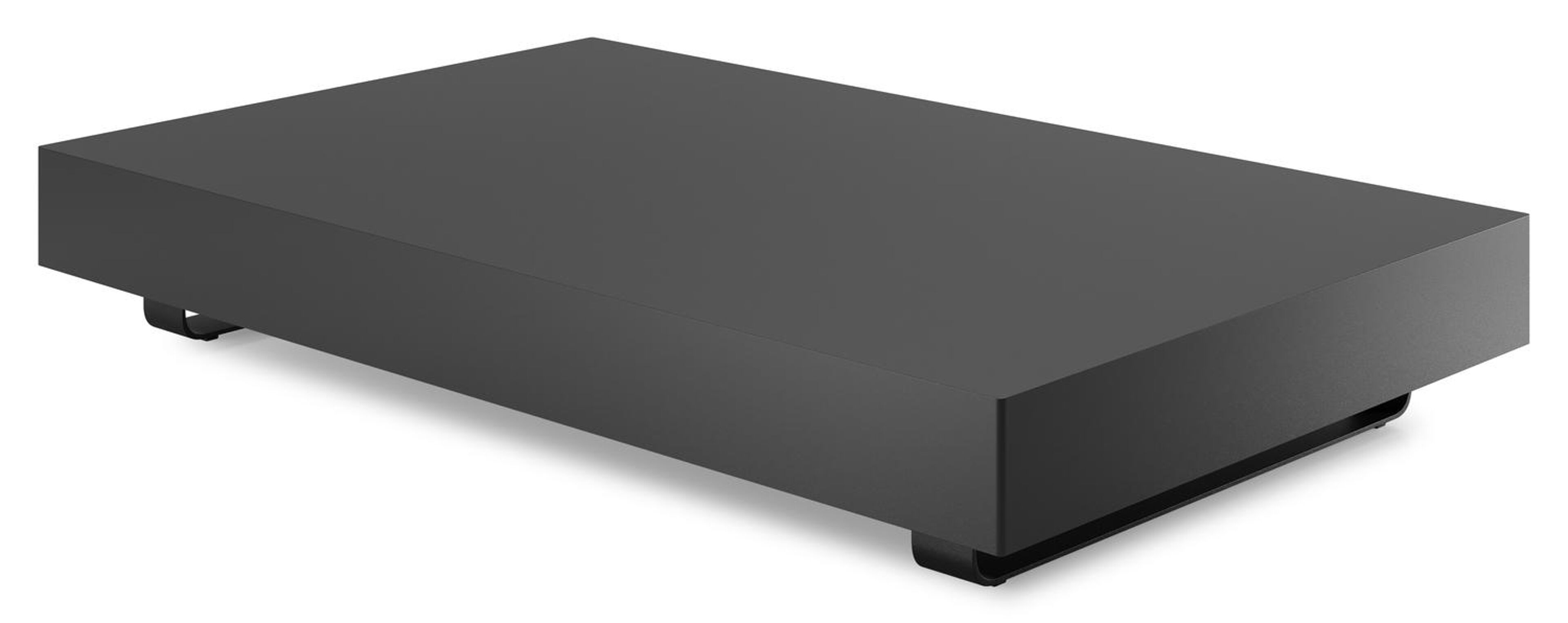 Tufo loungetafel in zwart aluminium - L 156 x B 98 x H 23,8 cm