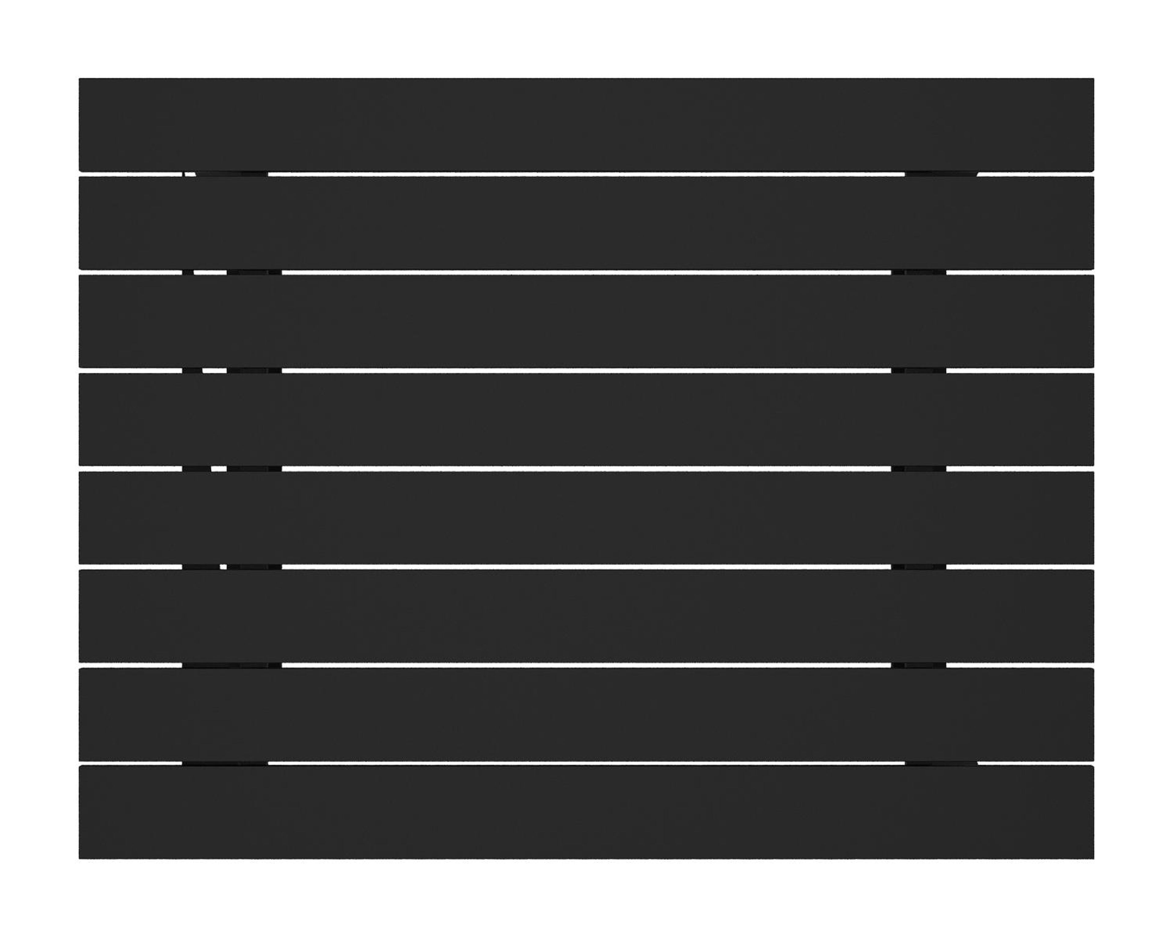 Alora loungetafel in zwart aluminium - L 77 x B 77 x H 35 cm