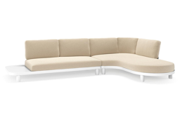 Chaise longue gauche + 2-pl