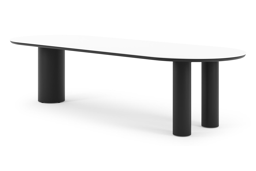 Ovaal - L 300 x B 110 x H 74 cm