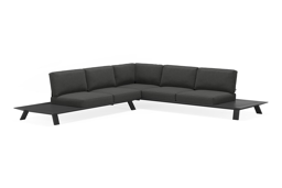 3 places coin gauche/droite + 2 places + tables latérales