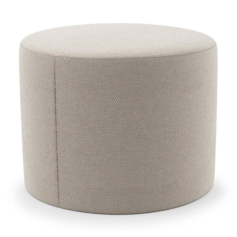 Ronde Masso poef in lopi antique all weather sunbrella® luxe - Dia. 55 x H 40 cm