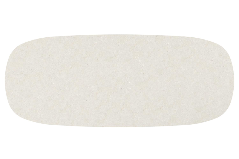 Amico tuintafel bombo in zwart aluminium en volkeramiek Shilin - L 320 x B 130 x H 73.5 cm