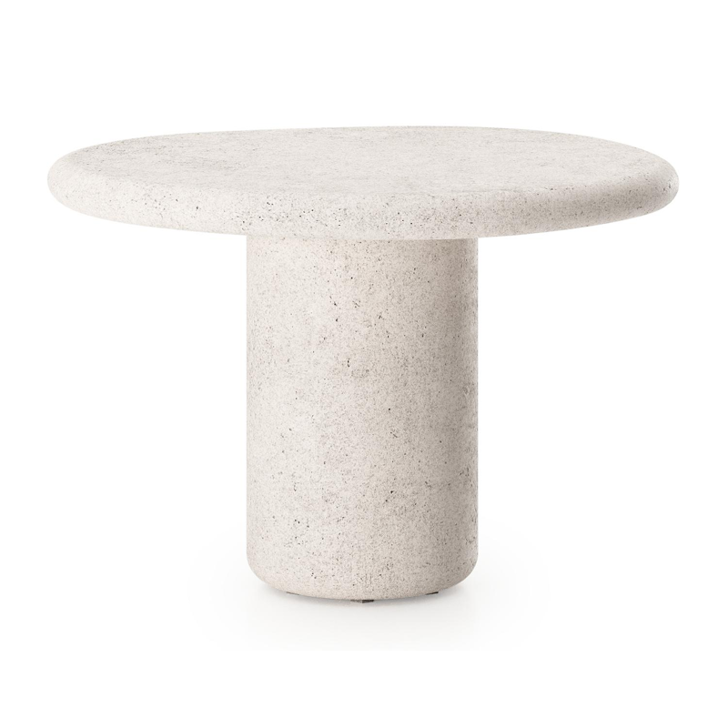 Table de basse Globo en béton gris - Dia. 60 x H 40 cm