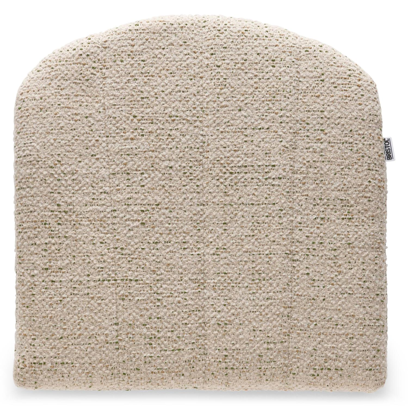 Lacrima tuinstoel in zwart aluminium en beige verticaal geweven ronde rope met kussen in catania beige All Weather Cosytica