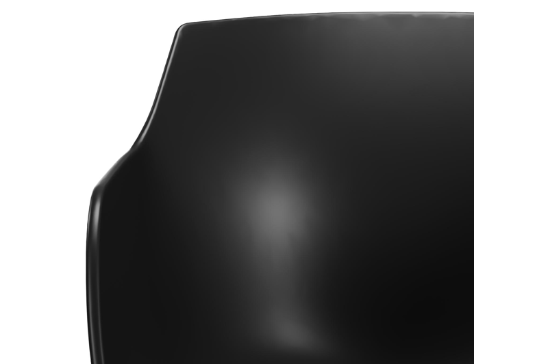 Bahia tuinset in zwart aluminium met 6 Paco tuinstoelen