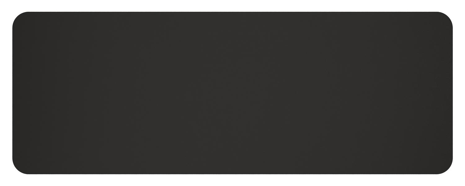 Mira rechthoekige afgeronde tuinset in zwart aluminium en sintered stone notte minerale met 10 Amalfi tuinstoelen